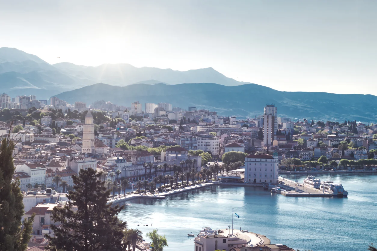 Zračni pogled na Split.