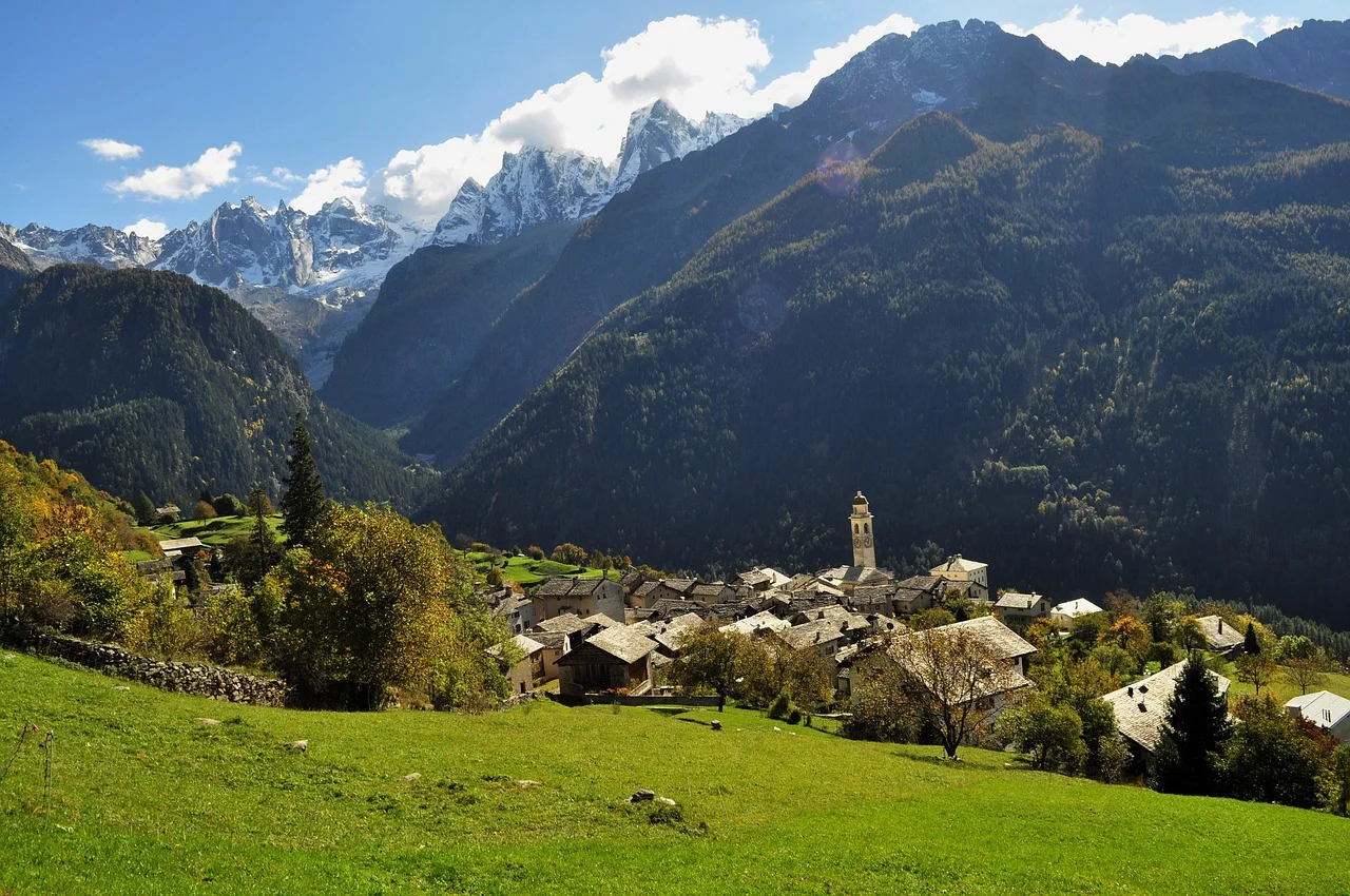 Švicarska vas Soglio