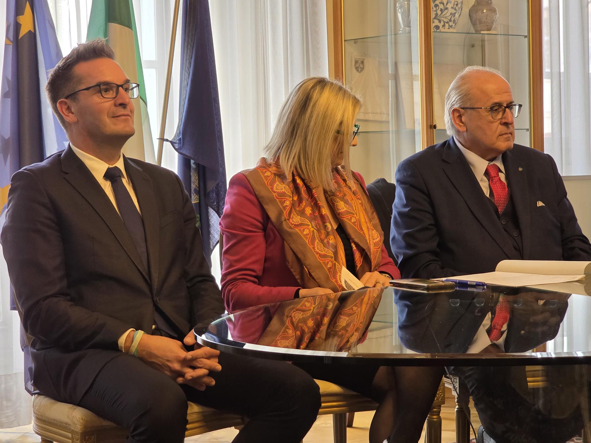 Novinarska konferenca ob vzpostavitvi nove linije 