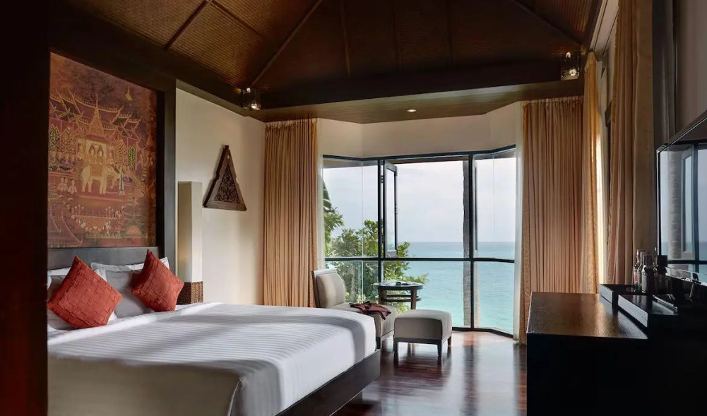 Rawi Warin Resort - spalnica z razgledom