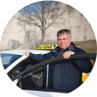 Anton Cverlin, učitelj vožnje