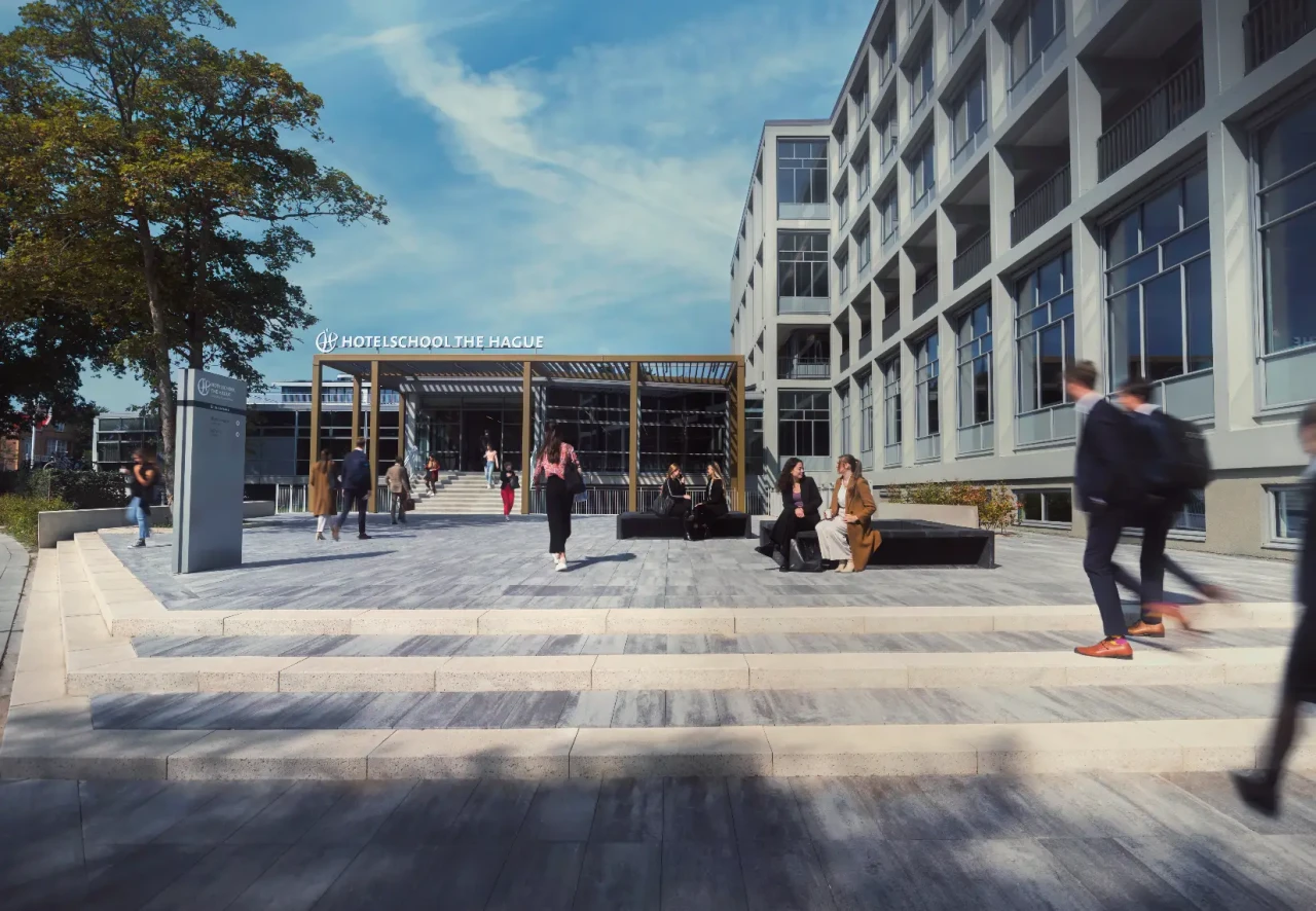 Vhod v šolo Hotelschool The Hague, Nizozemska