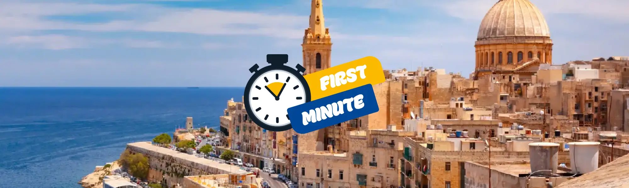 First minute znak za potovanje na Malto